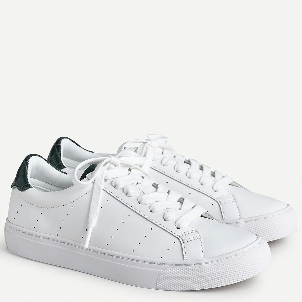 J crew Saturday Sneakers With Dark Suede Detail Size 8